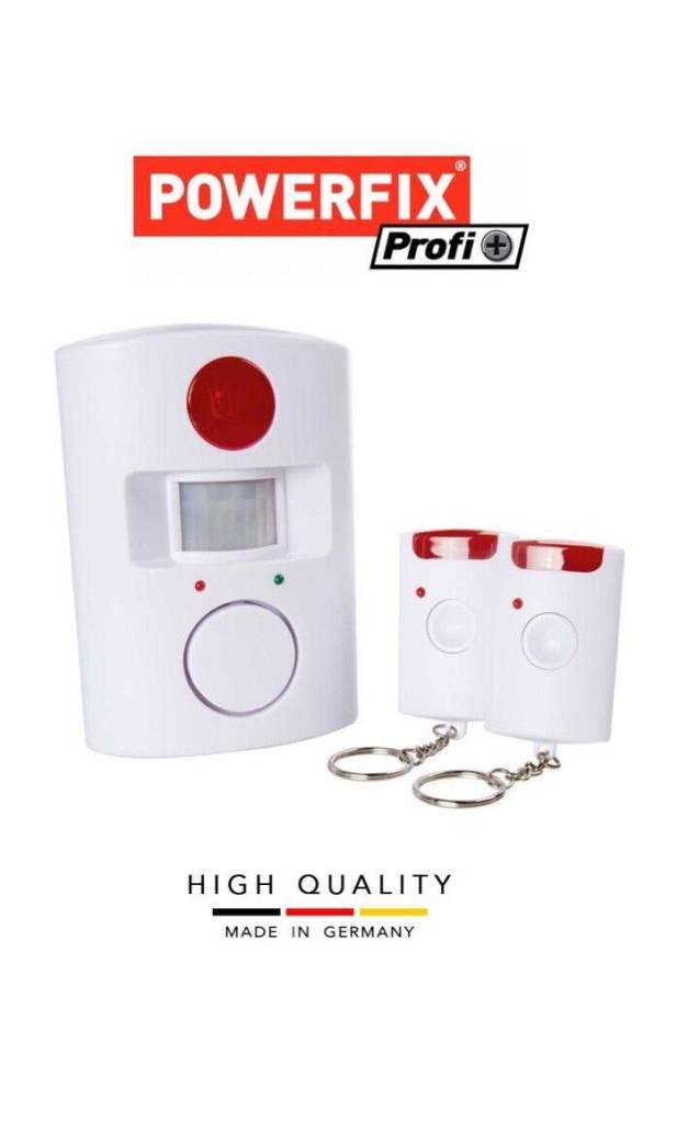 Brand New Powerfix Motion Sensor With Alarm BA 105 A1
