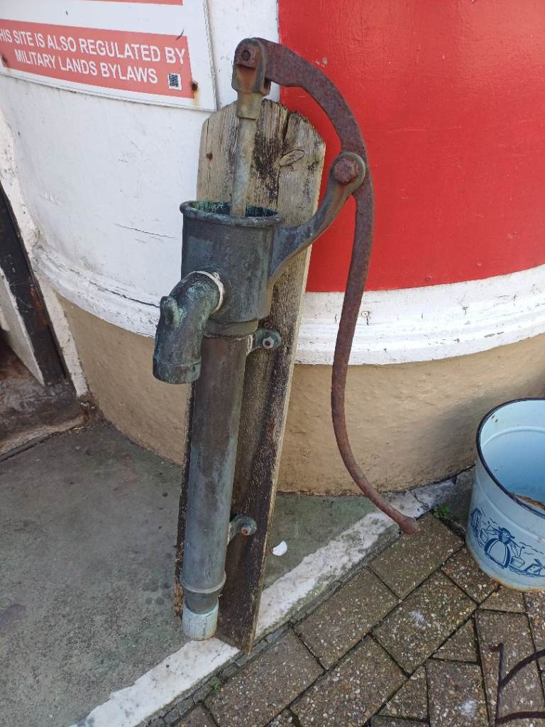 Antique water pump