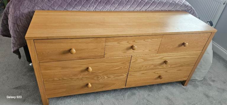 Solid oak drawers