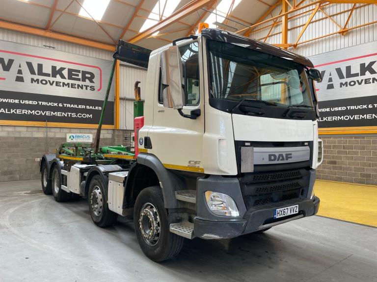 DAF CF 440 *EURO 6* 8X4 DRAWBAR SPEC HOOKLOADER - 2017 - HX67 VVZ