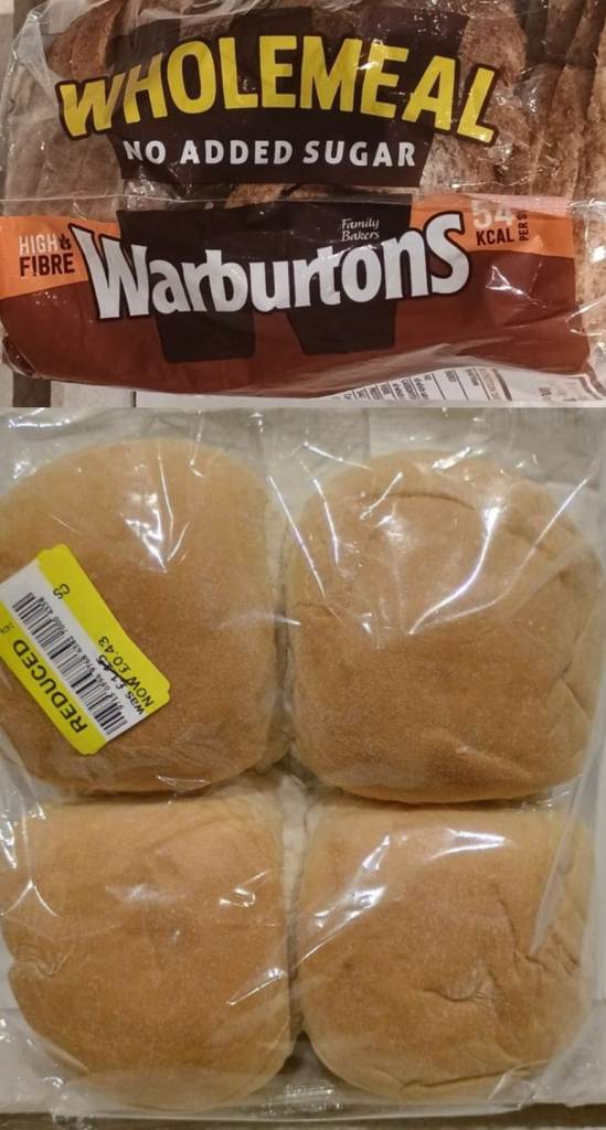 FREE Bread (mix fresh and frozen)