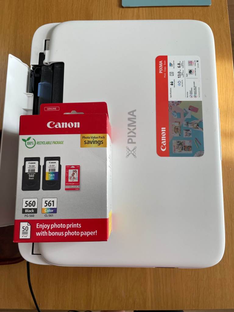  Canon Pixma plus printer