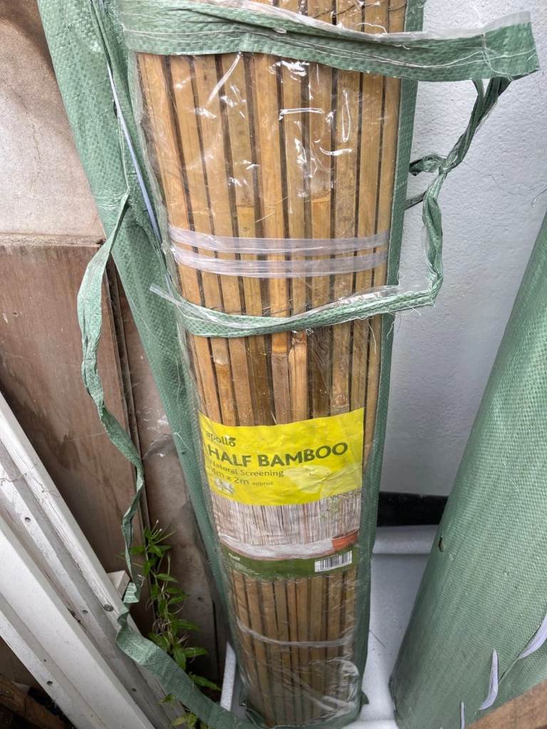 Apollo 4M x 2M Heavy Duty Bamboo Fence Screening Outdoor Half Garden Fencing RRP: £55 Per Roll