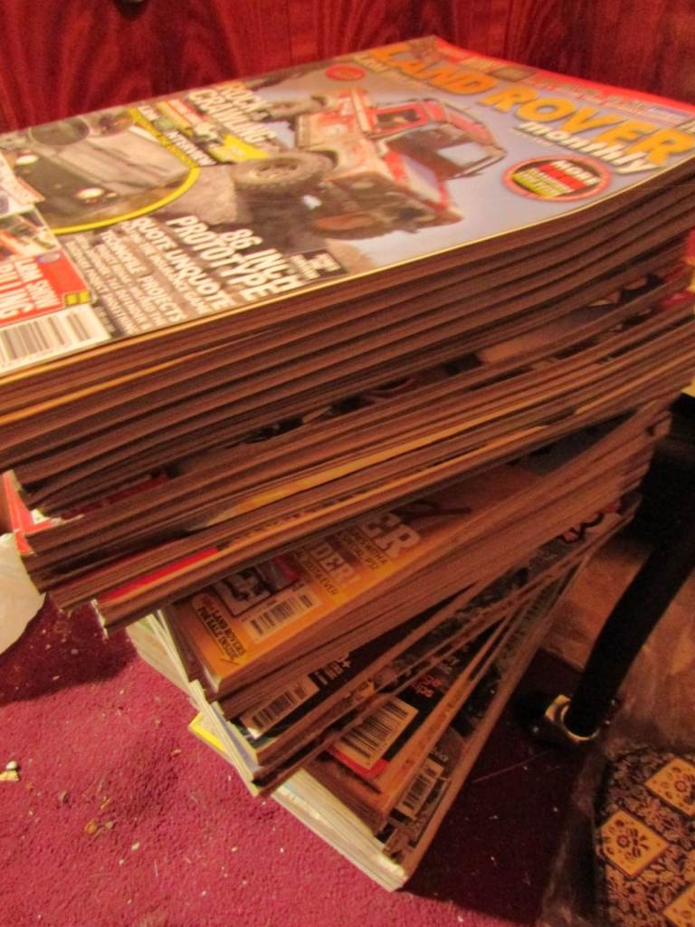 Stack of over 50 x Land Rover Monthly & Owners International Magazines