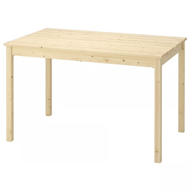 IKEA Ingo Pine Dining Table - natural wood