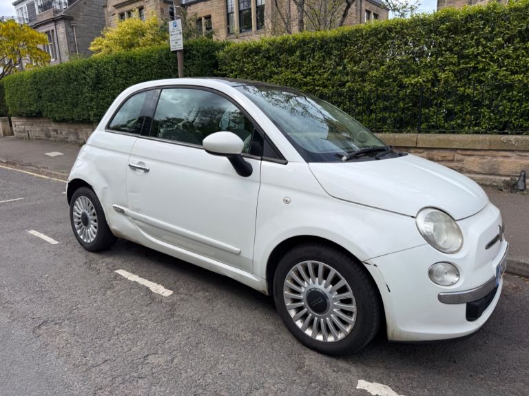 Fiat 500 1.2 lounge  Low miles only 68k ✅ (unlike Vauxhall Corsa)