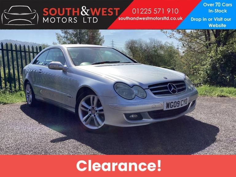 2009 Mercedes-Benz CLK 2.1 CLK220 CDI Avantgarde Coupe 2dr Diesel Automatic (183 g/km, 150 bhp) C...