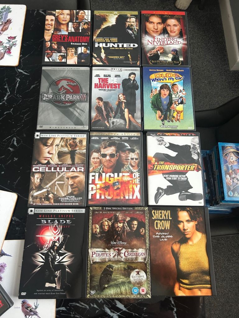 DVDs for sale 