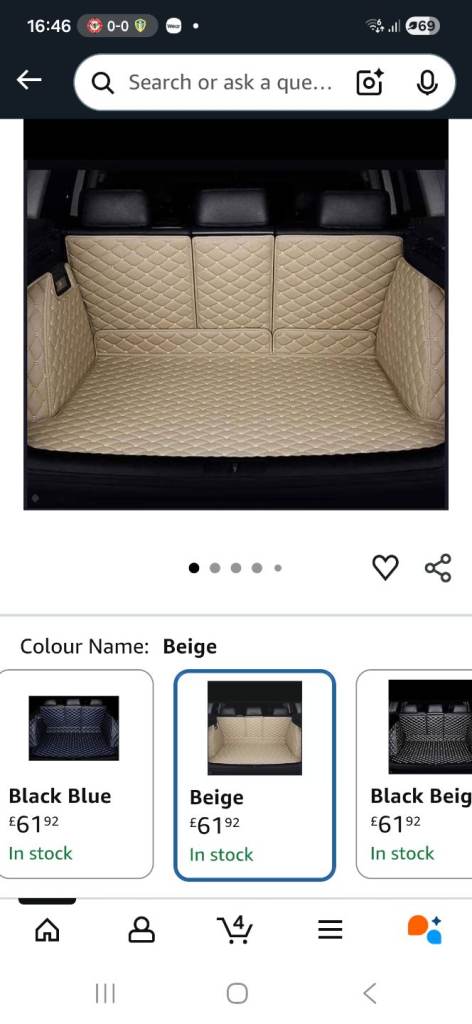 Santa Fe 2025 Boot Liner