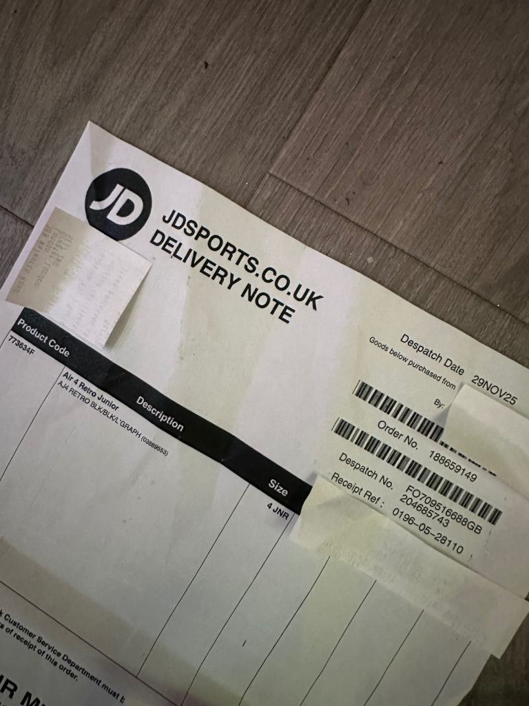 Jordan 4 black cat size 4