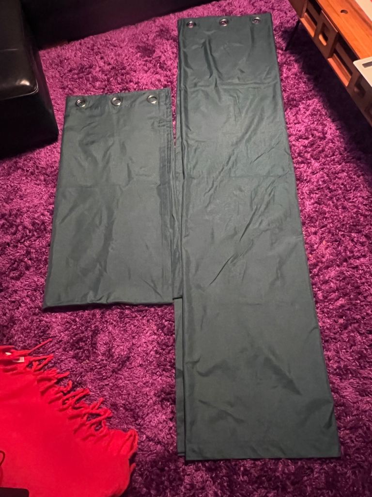 Dunelm thermal blackout lined curtains 228 x 228cm RRP £95