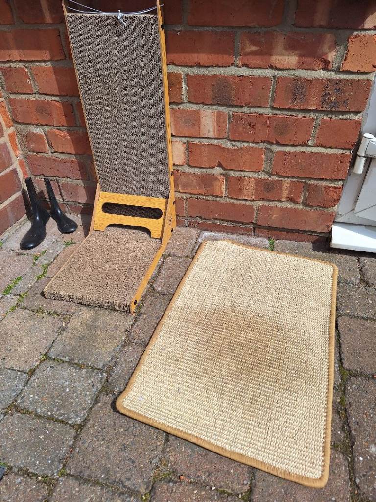 Free Standing Cat Scratching Post and Mat – Good Condition