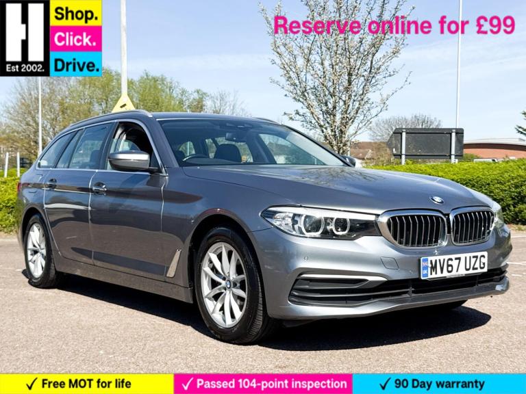 2017 BMW 5 Series 2.0 520i SE Touring 5dr Petrol Auto Euro 6 (s/s) (184 ps) ESTATE Petrol Automatic