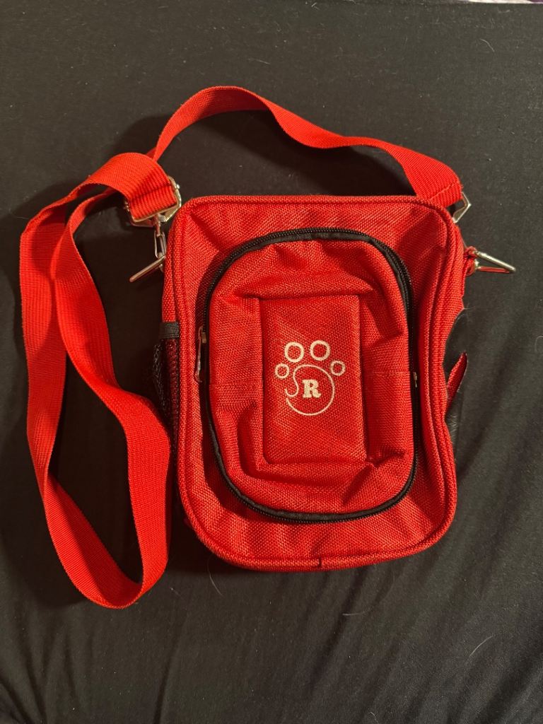 Dog walking crossbody bag