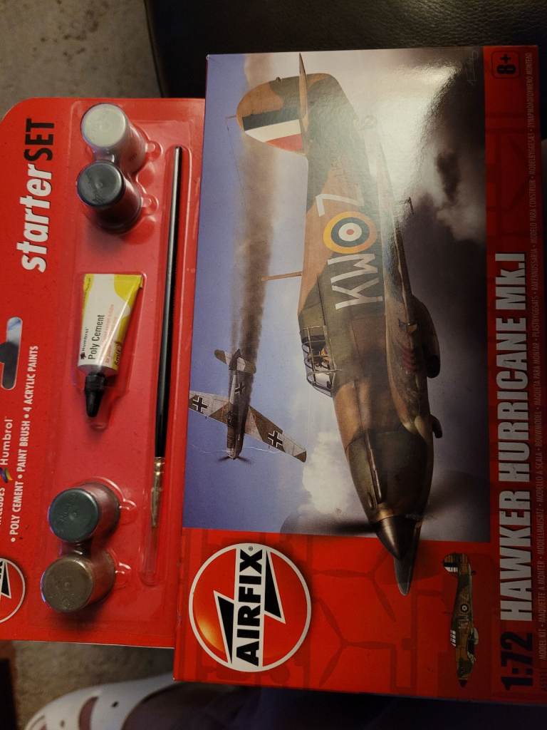 Airfix model plane kit