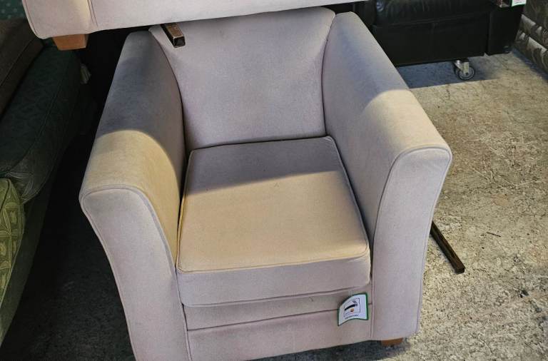 Exdisplay john lewis cream accent chair 