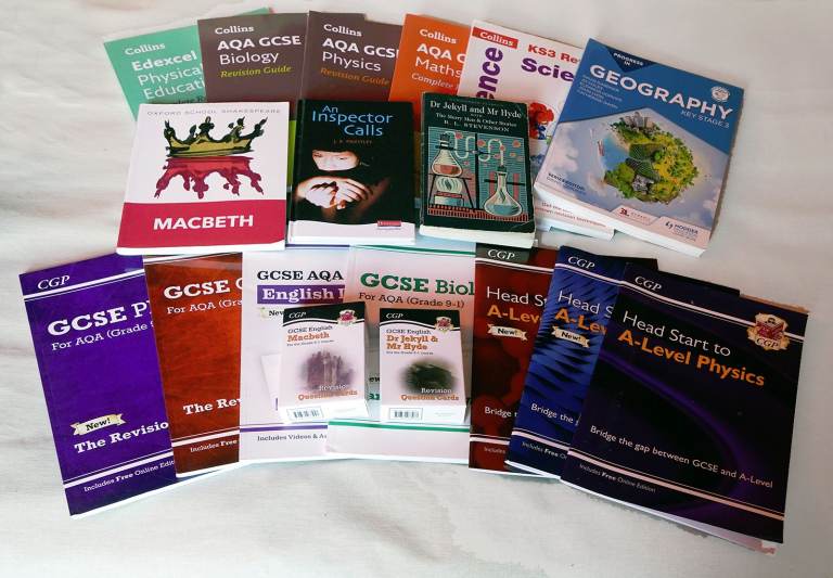 GCSE Exam Revision Books and more - everything you need! Various prices.