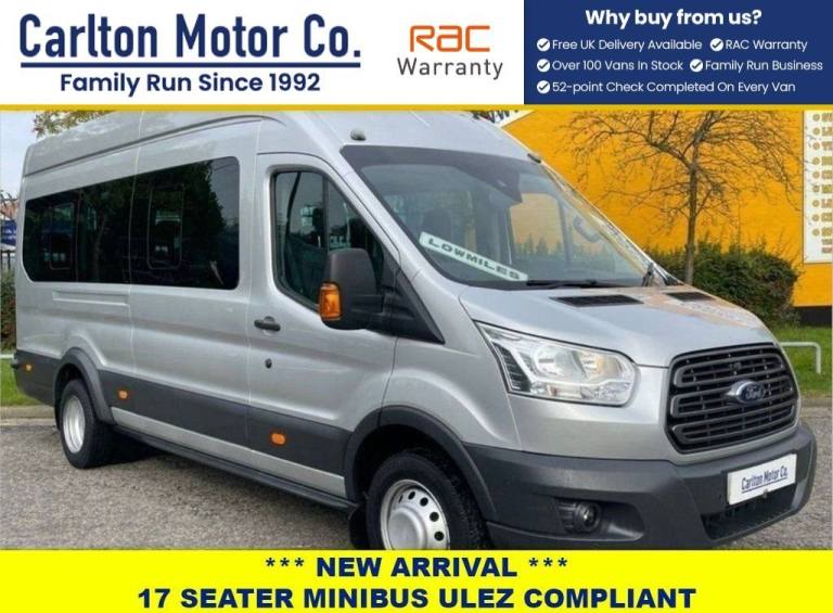 2016 Ford Transit 460 TDCI 125 L4H3 TREND 17 SEAT MINIBUS [ A/C ] HIGH ROOF DRW  Minibus Diesel M...