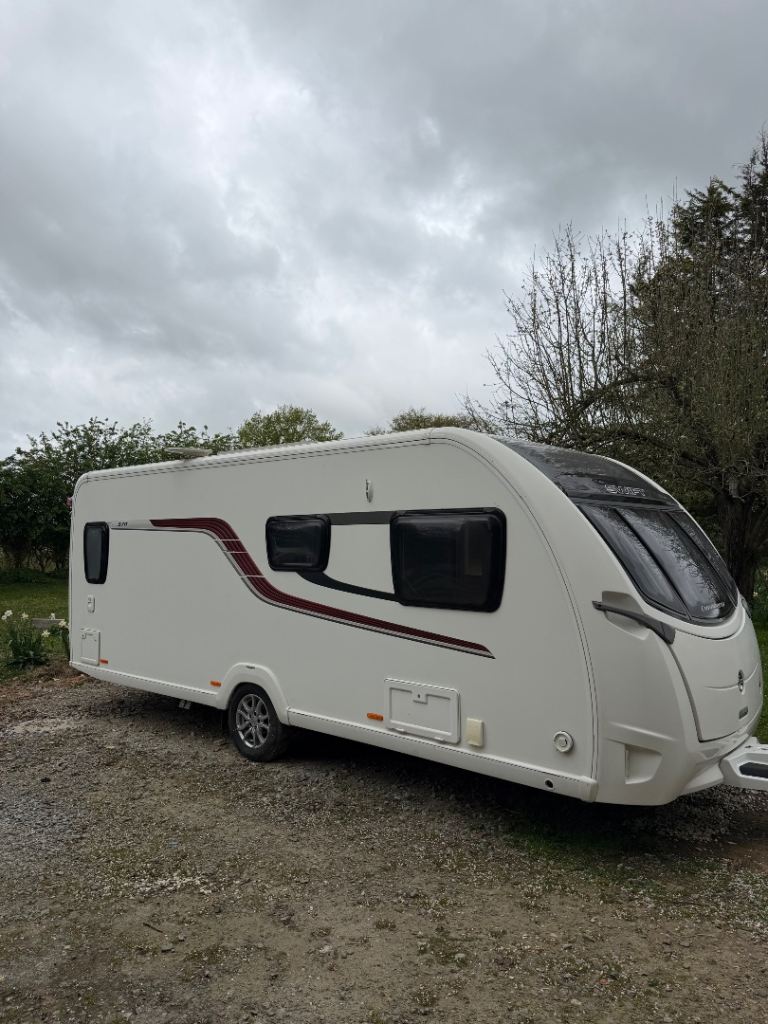 Swift conqueror 4 berth caravan fixed bed 2016