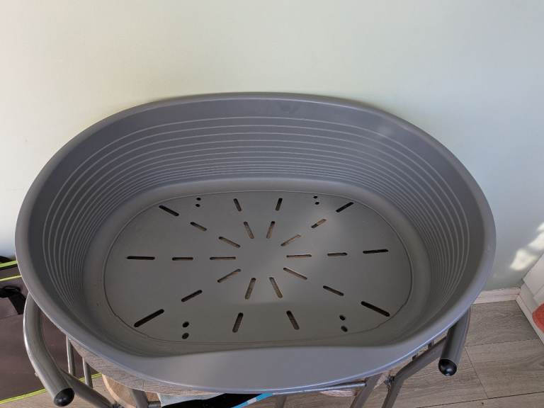 Plastic dog bed