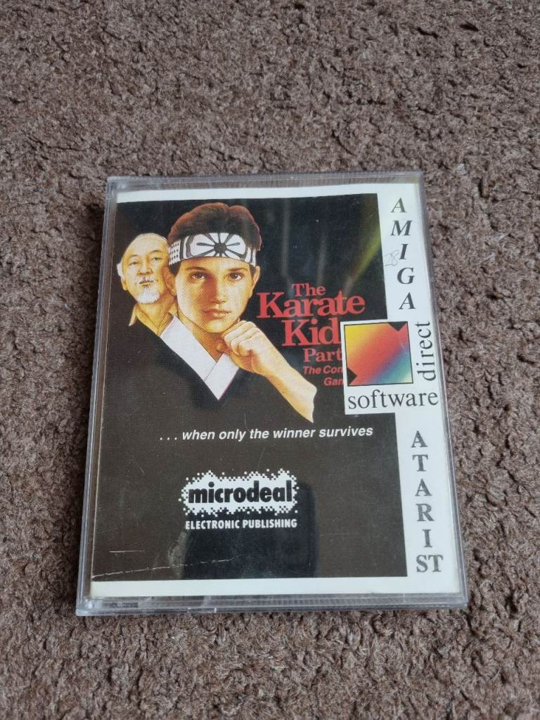 Commodore Amiga Karate Kid Part II Video Game Rare Vintage
