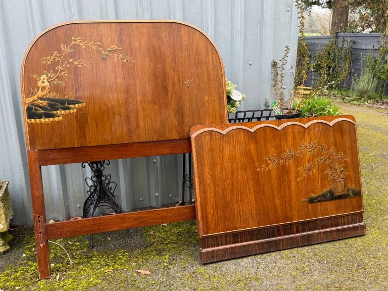 Rare Antique 1920’s Chinoiserie Single 