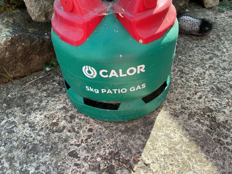 Propane gas bottles 