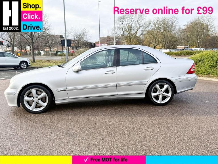 2006 Mercedes-Benz C Class 1.8 C180 Kompressor Avantgarde SE Saloon 4dr Petrol Automatic (193 g/k...