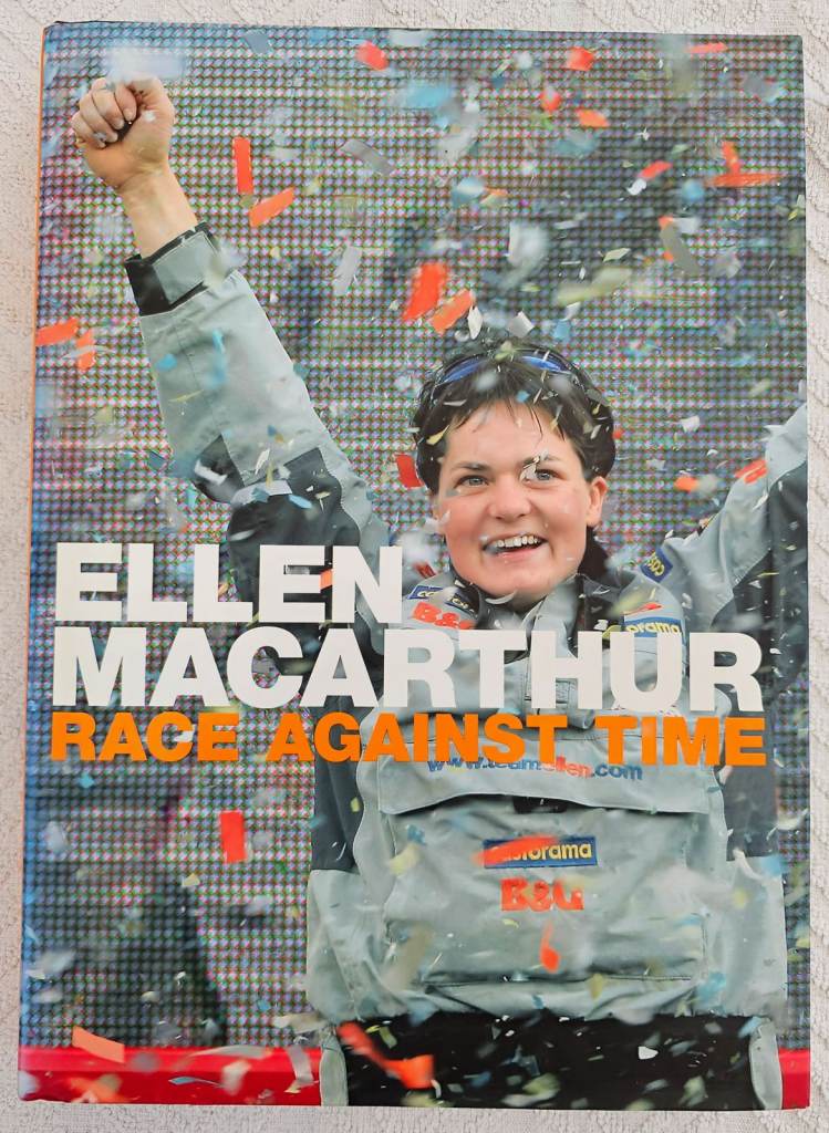 New & Unread Ellen McArthur Race Against Time Hardback Photographic/Autobiographic Book