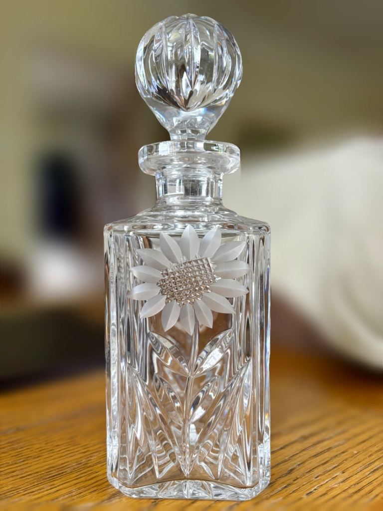 Vintage Lausitzer Lead Crystal “Margaret” Decanter