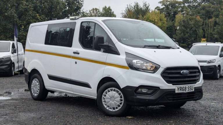 2018 Ford Transit Custom Crew Van Double Cab L1 H1 Tdci 320 With Air Conditioning Combi Van Diese...