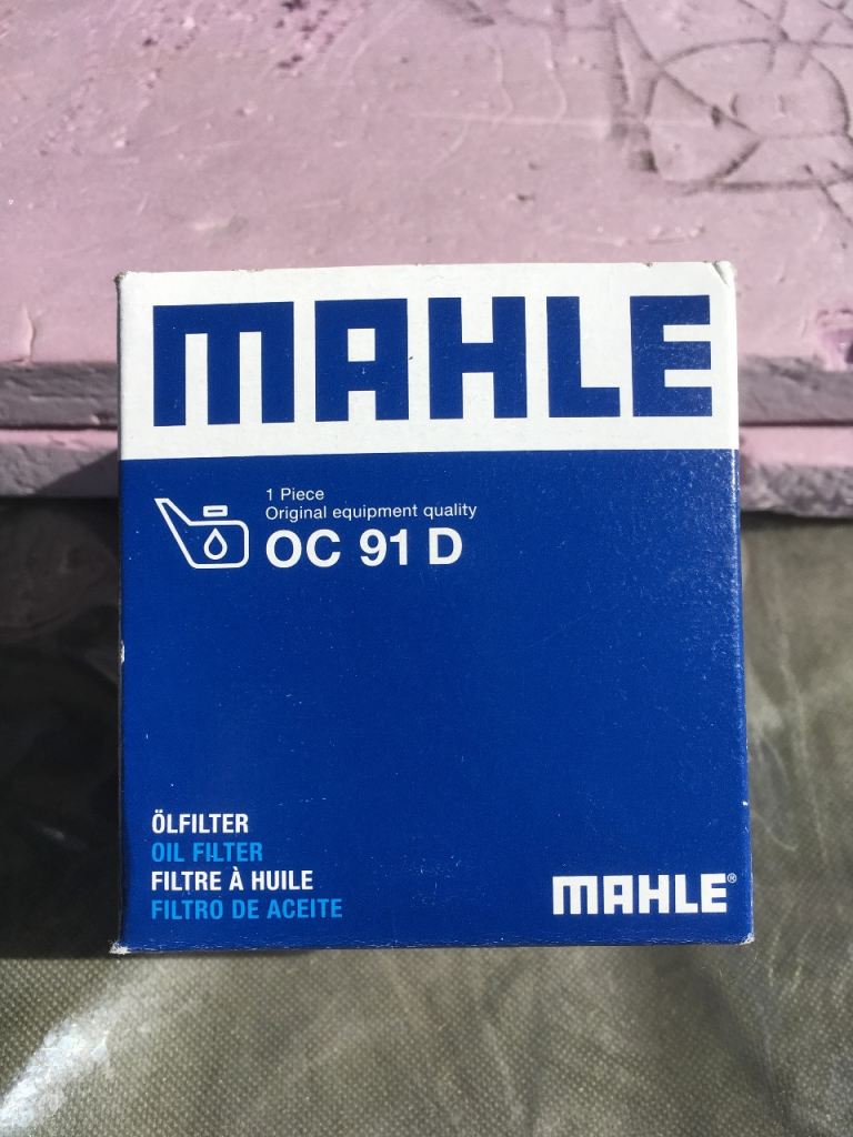 MAHLE OC 91 D Oil Filter (BMW R1100GS)