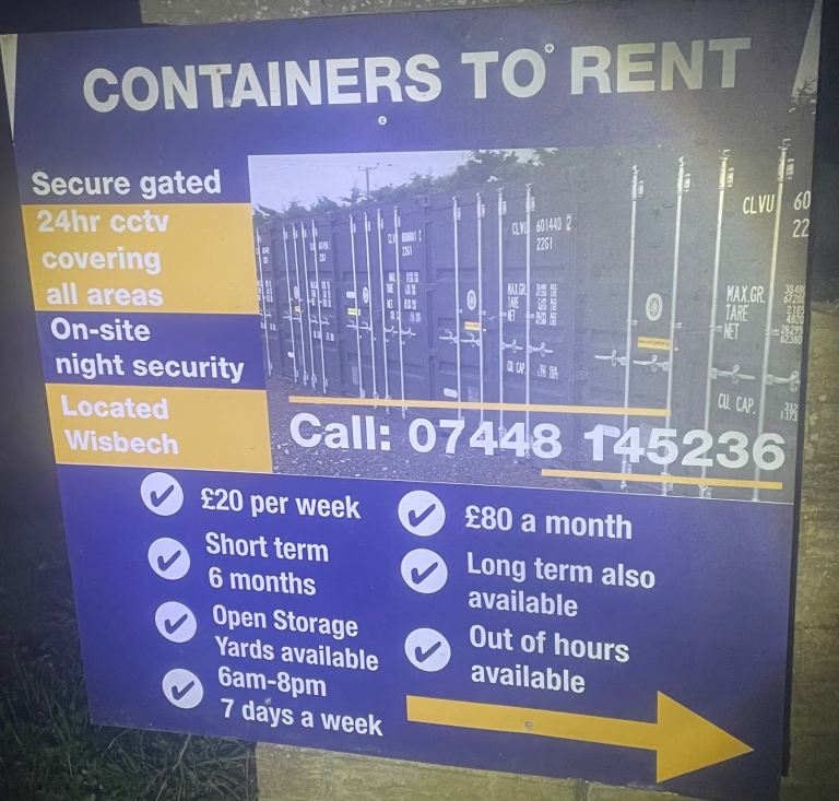 Containers to rent