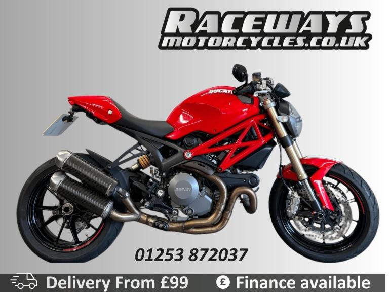DUCATI MONSTER 1100 EVO 2013 RED 15,614 MILES USED MOTORCYCLE