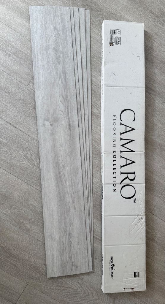 Polyflor Camaro light grey vinyl flooring