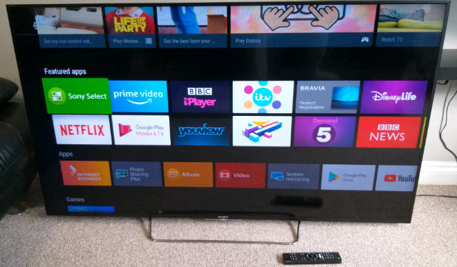 Sony Bravia 55" LED Andriod Smart TV