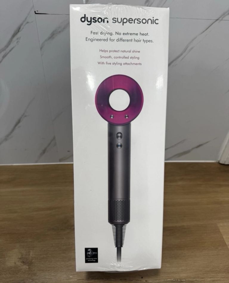 Dyson Supersonic Professional Hair Dryer Pink-Grey with Attachments