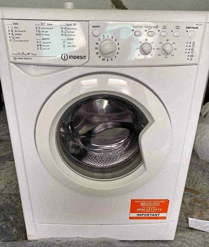 Indeset Washer dryer 7 kg  ✅ Quality Used Home Appliances – 30 Days Warranty & FREE Delivery