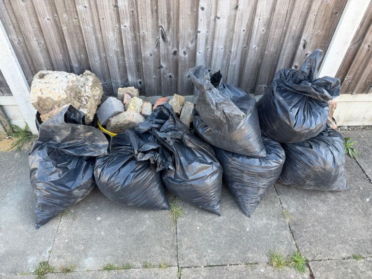 FREE garden soil and brick rubble-ready to collect