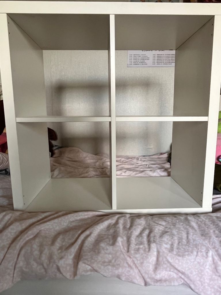 Ikea Kallax 2x2 cube storage unit 