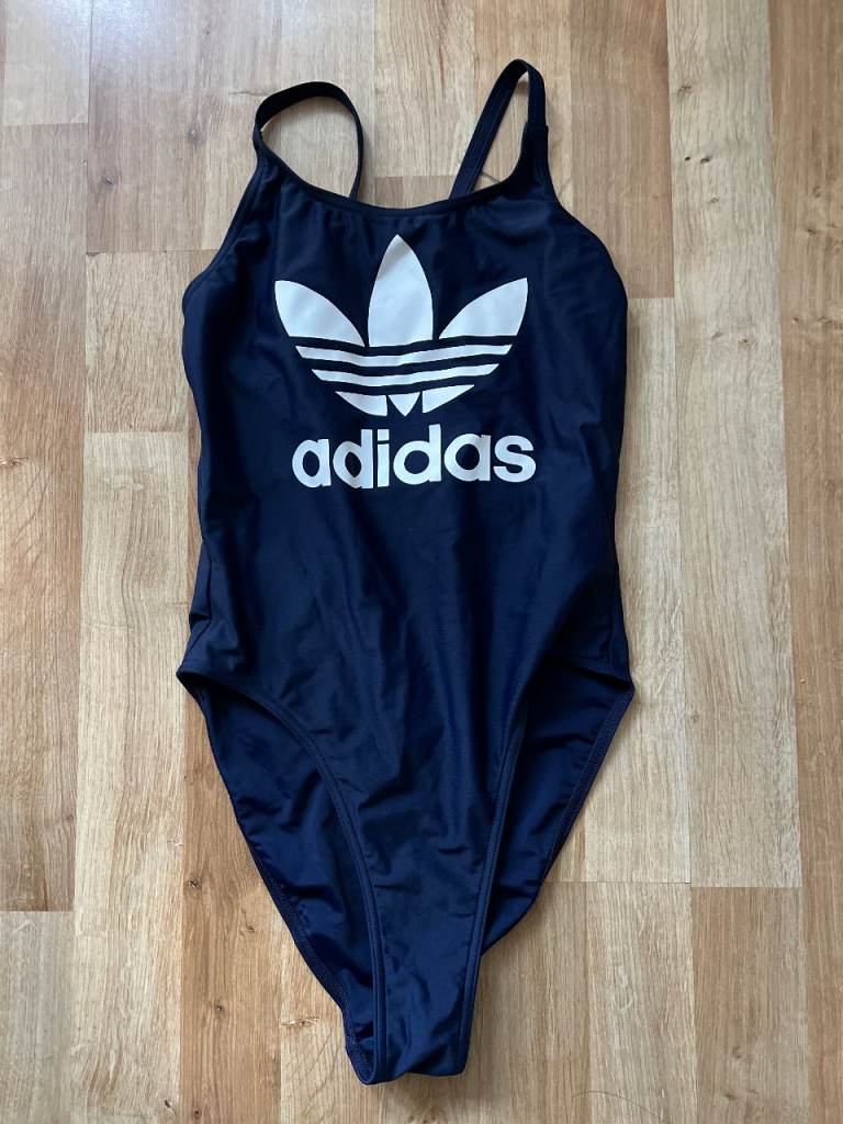 Adidas navy swimsui size UK 10.