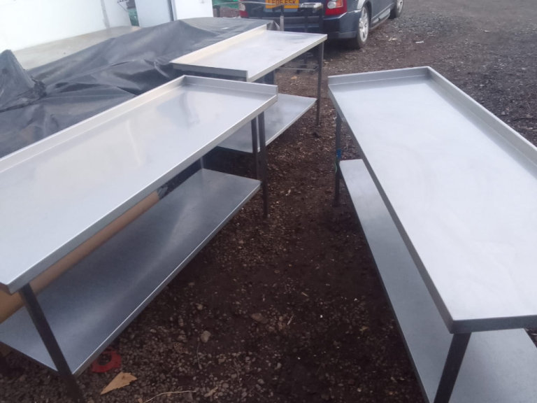 Catering equipment commercial stainless Steel tables restaurant kitchen trailer items 