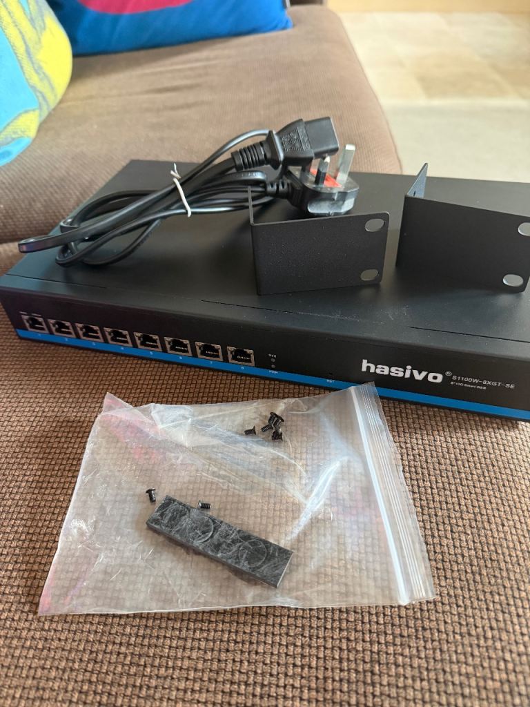 Hasivo L2 managed Switch, 8 ports, ALL 10gbe
