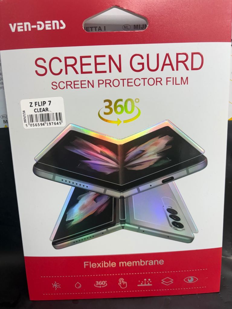 VEN-DENS Screen Guard Screen Protector Film for Samsung Z Flip 7 - Clear