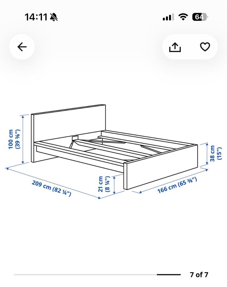 IKEA malm bed