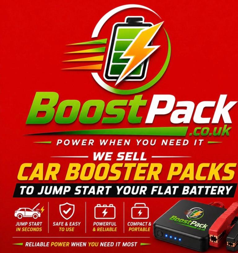 Boost packs 2 year warranty .  Next day delivery 