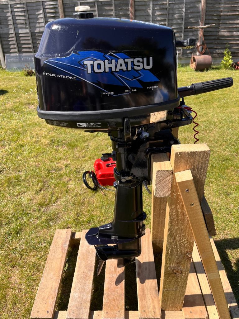 Tohatsu 6hp short shaft 4 stroke motor 