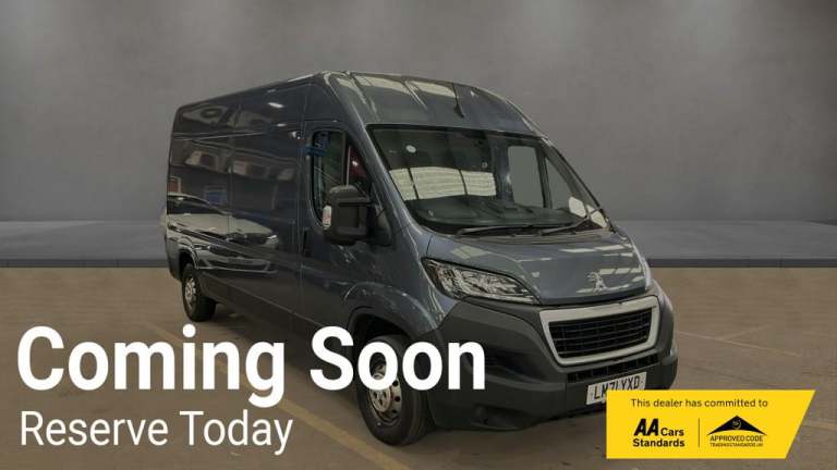 2022 Peugeot Boxer 2.2 BlueHDi H2 Professional Van 140ps PANEL VAN DIESEL Manual