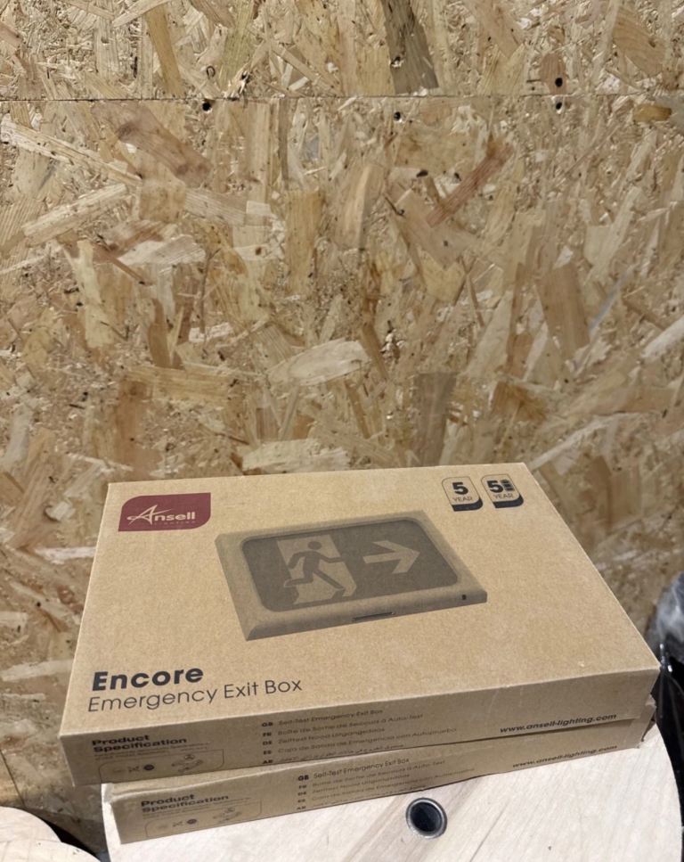 Ansell Encore Emergency Exit Box – White, Brand New