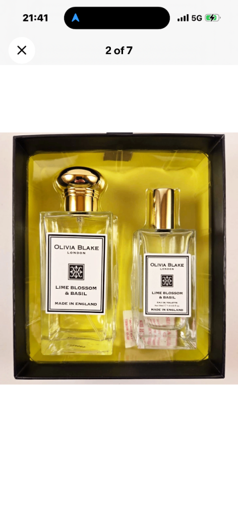 Olivia Blake Lime Blossom & Basil Fragrance Set – New